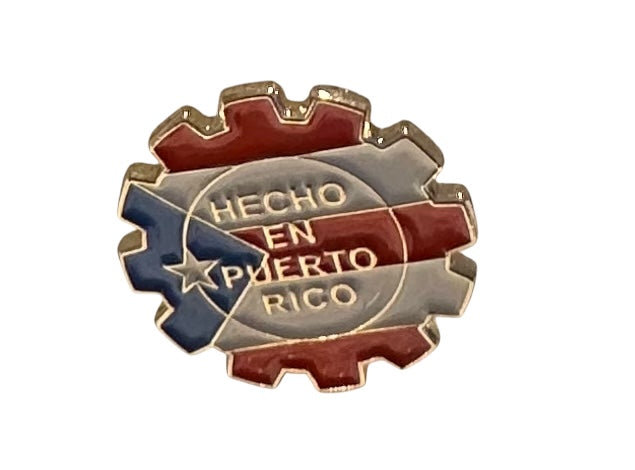 Puerto Rico souvenirs lapel pins