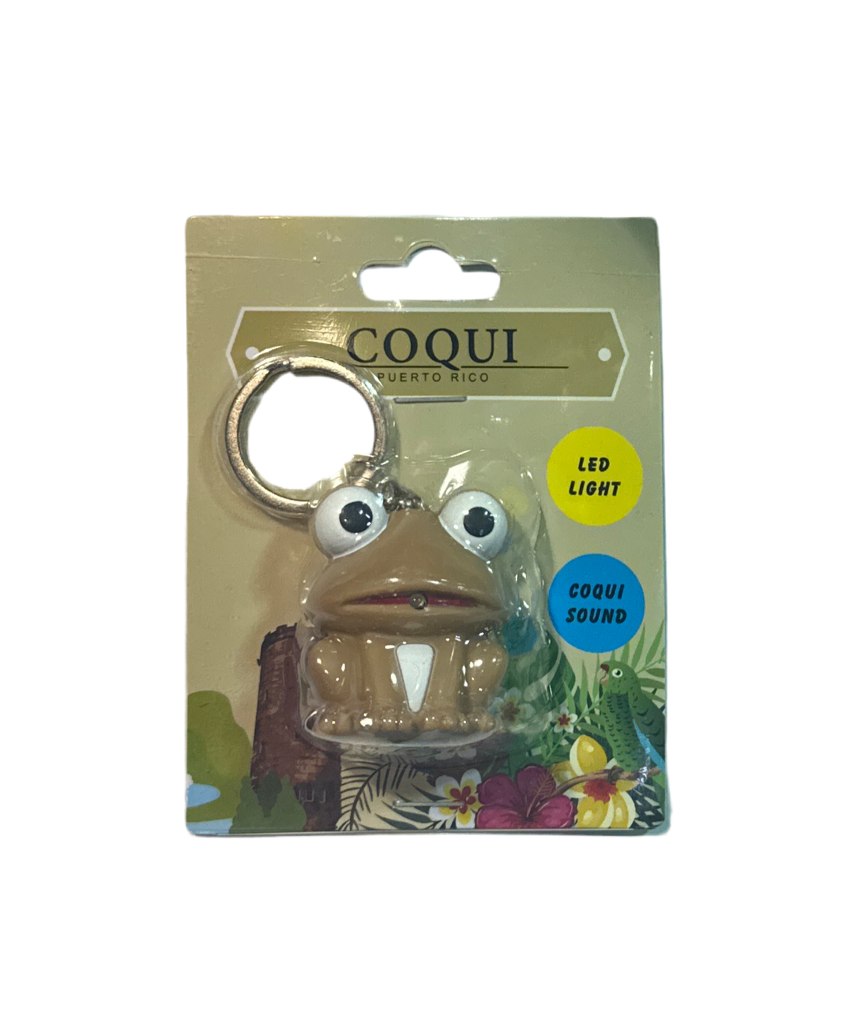 Singing coqui keychains