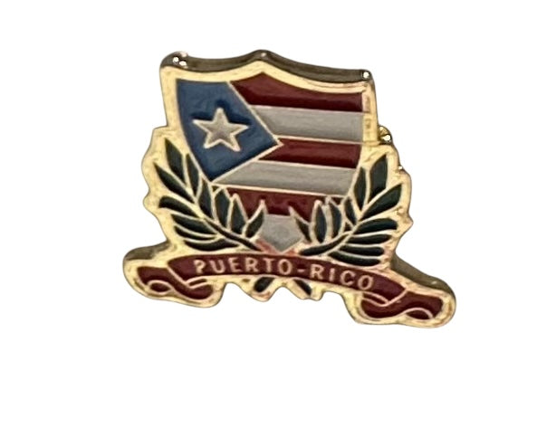 Puerto Rico souvenirs lapel pins