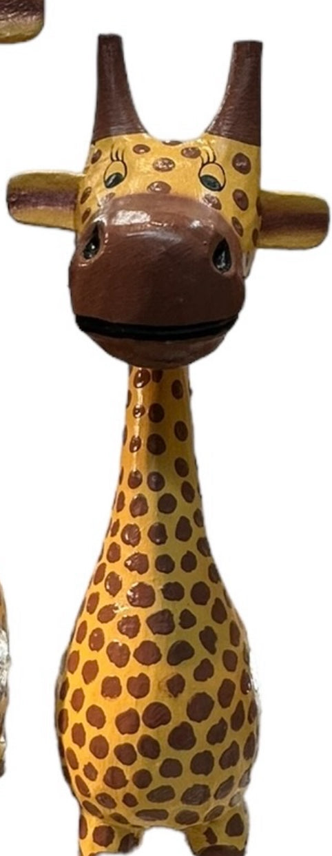 Painted giraffes