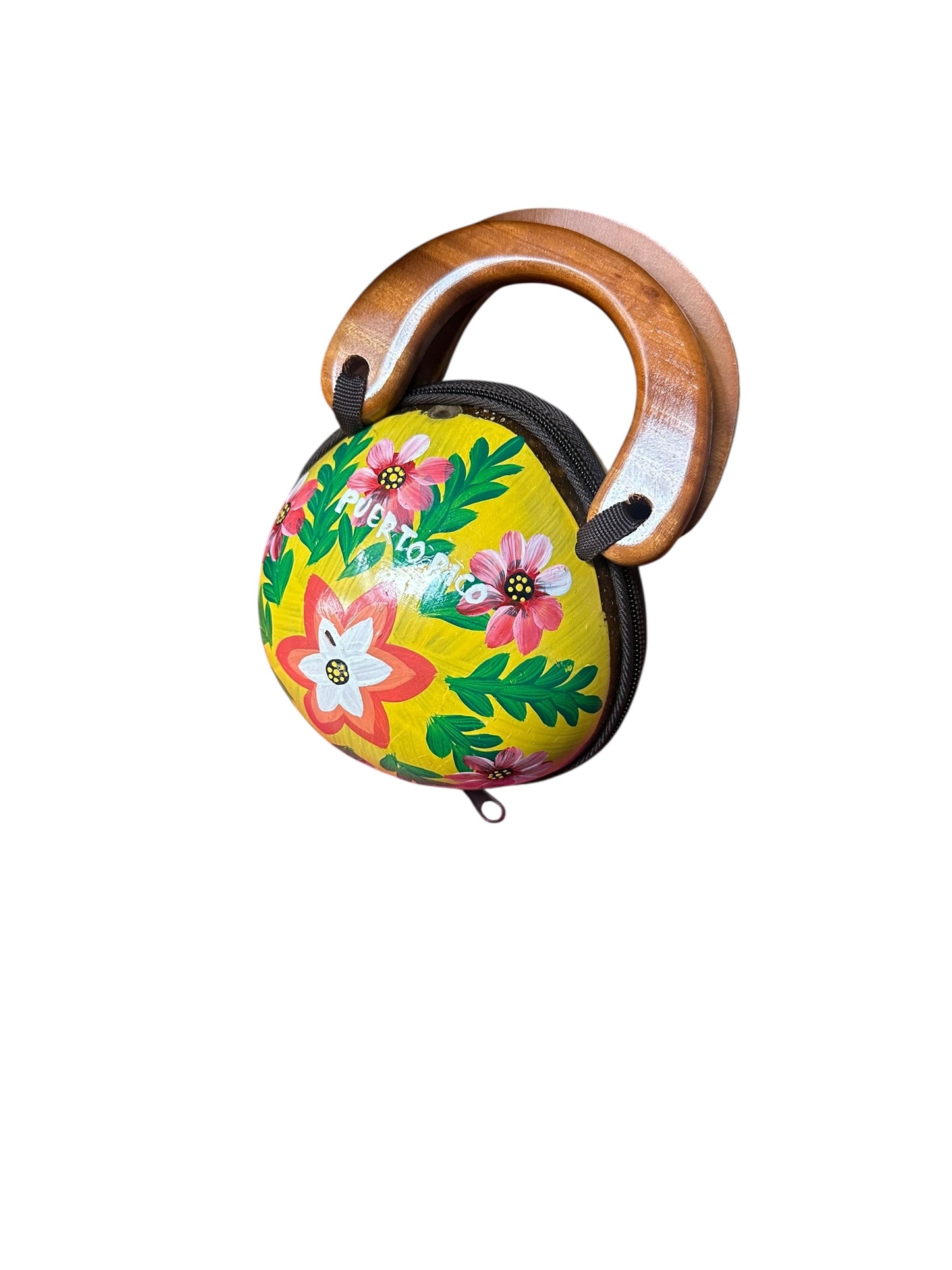 Round Coconut shell bag