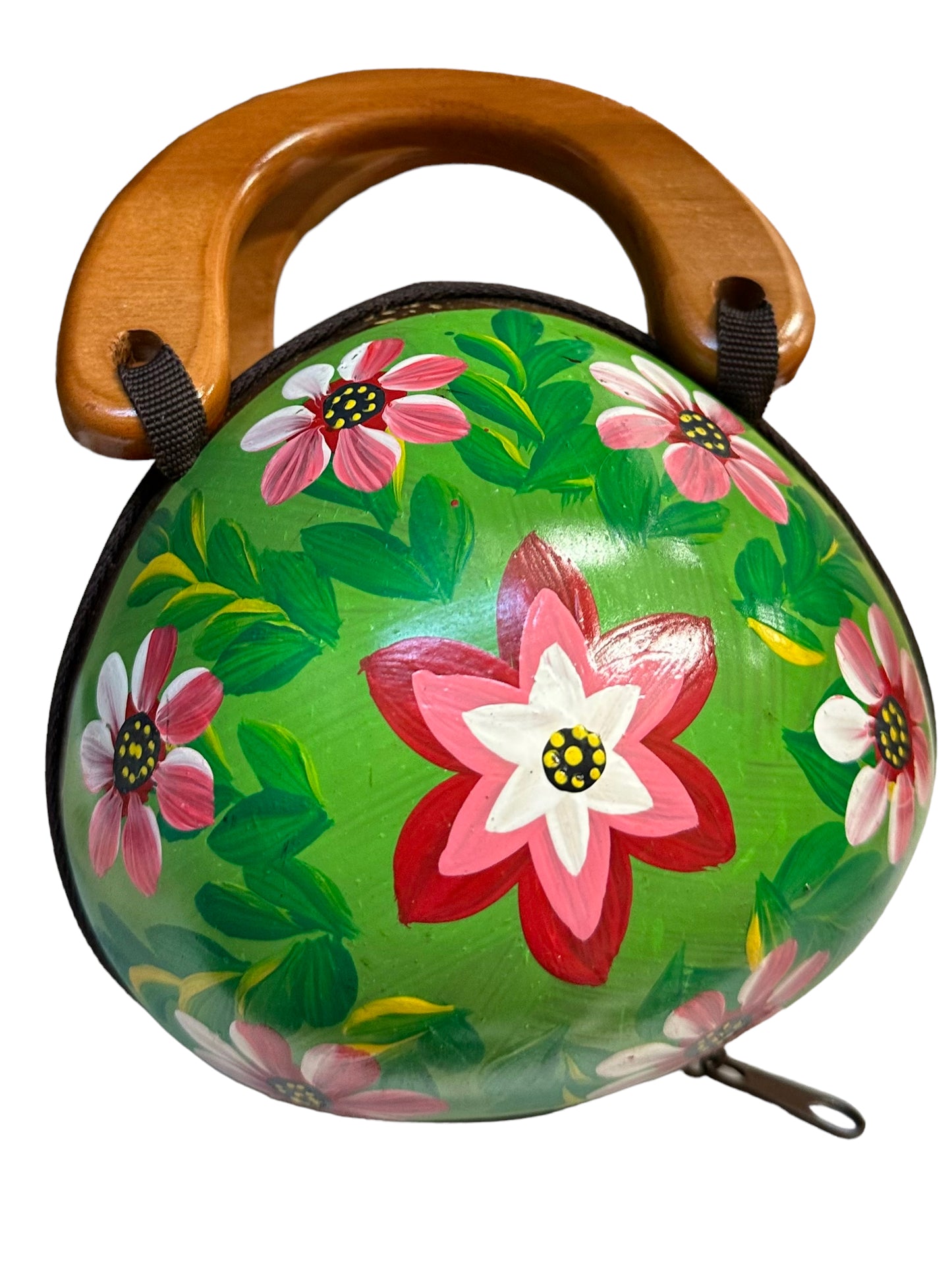 Round Coconut shell bag