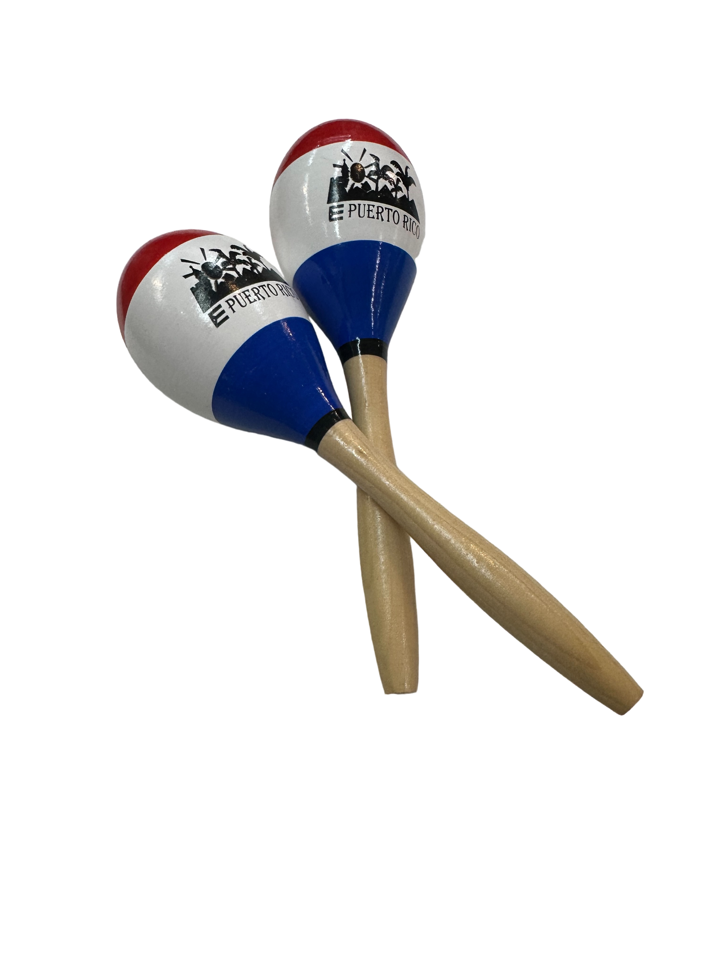 Painted maracas flag