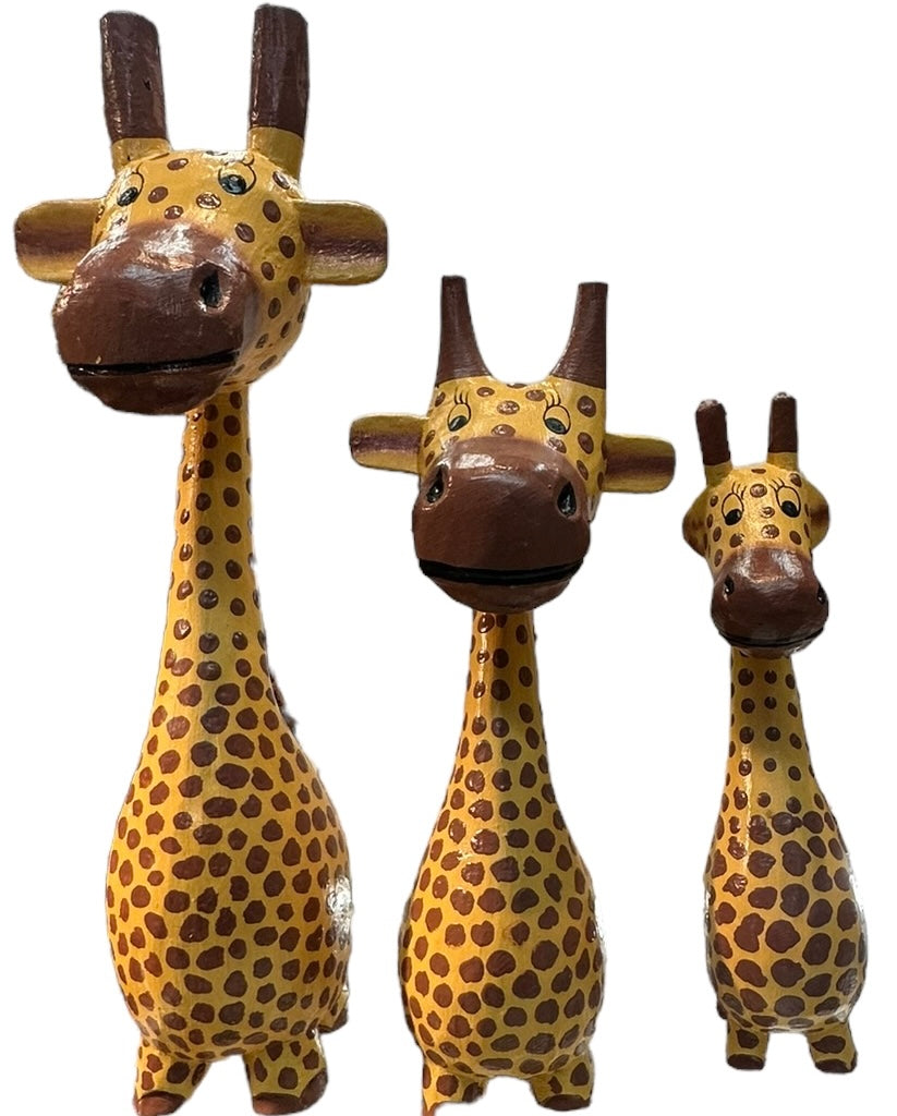 Painted giraffes