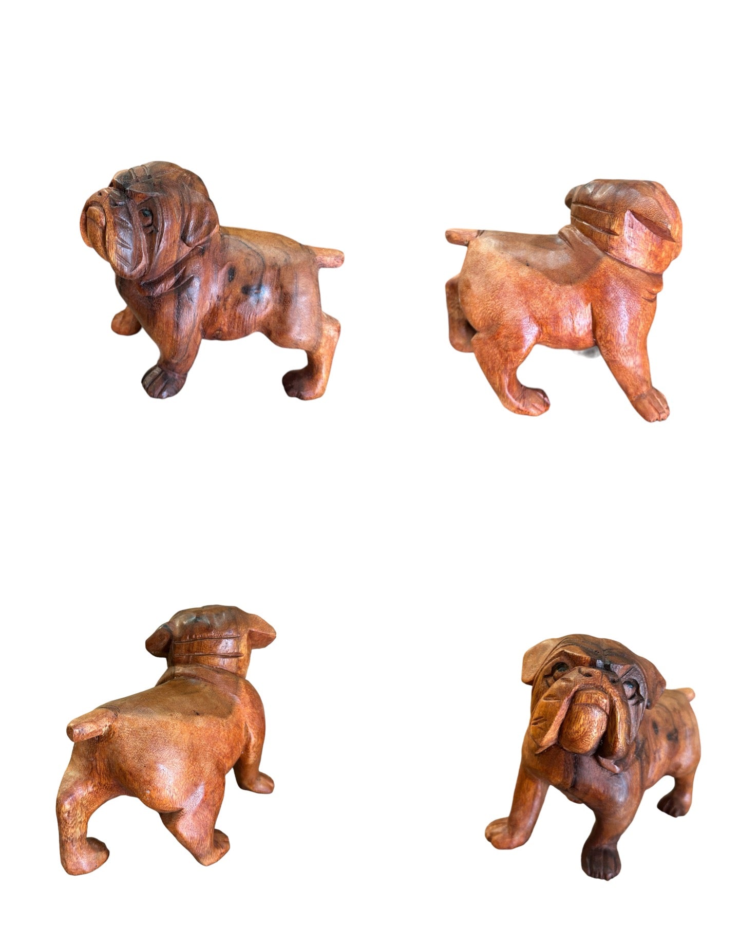 wood carved dog