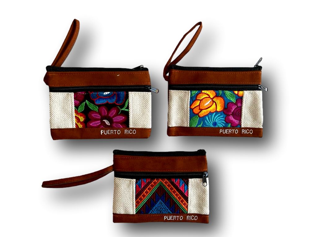 Embroidery Whislet bag/wallets