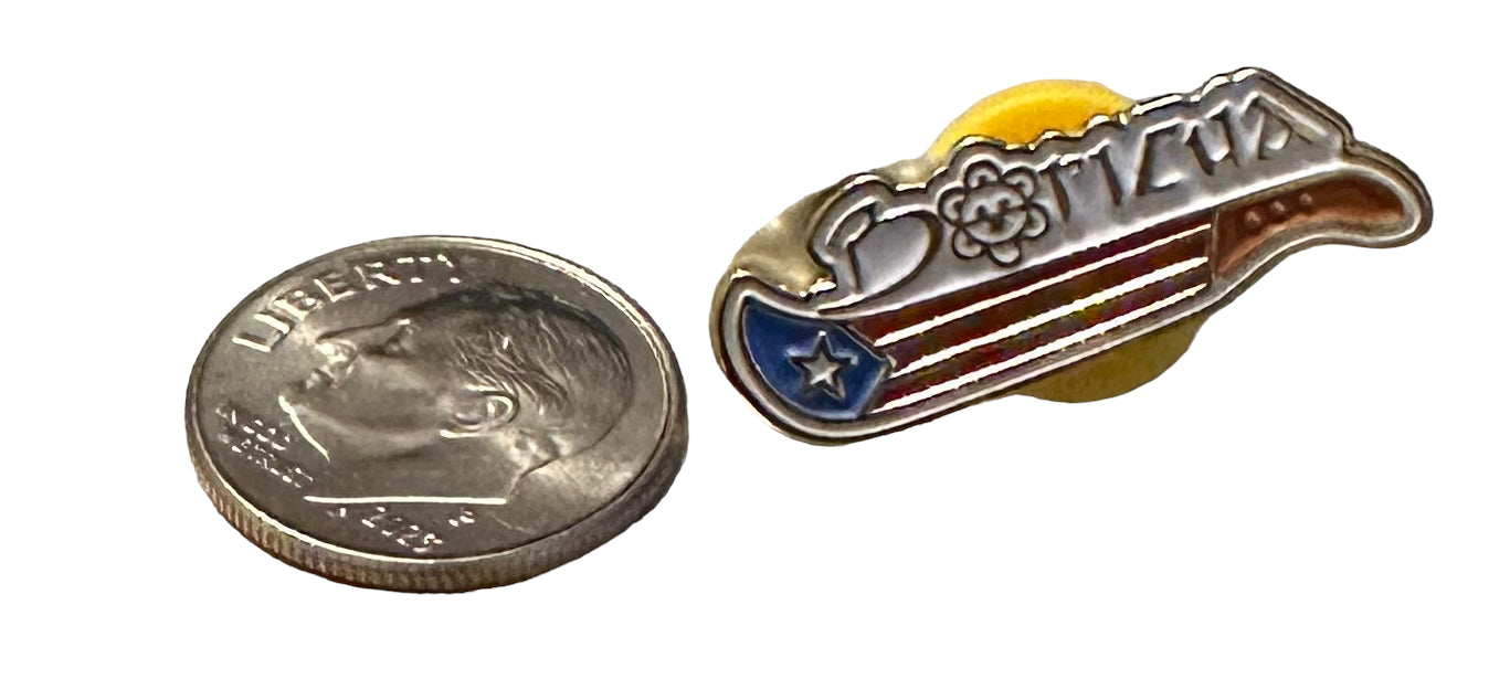 Puerto Rico souvenirs lapel pins