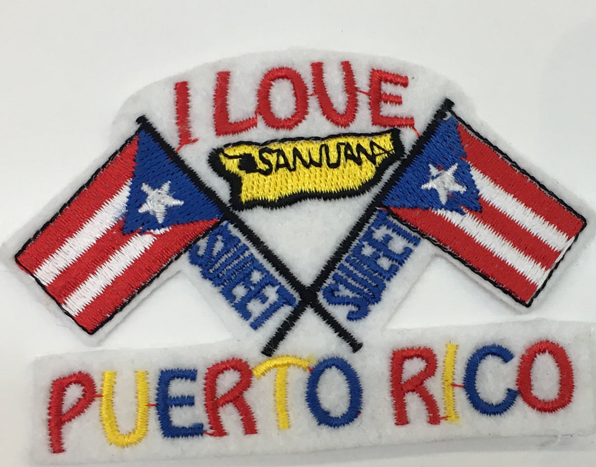 Puerto Rico souvenirs patches/parchos