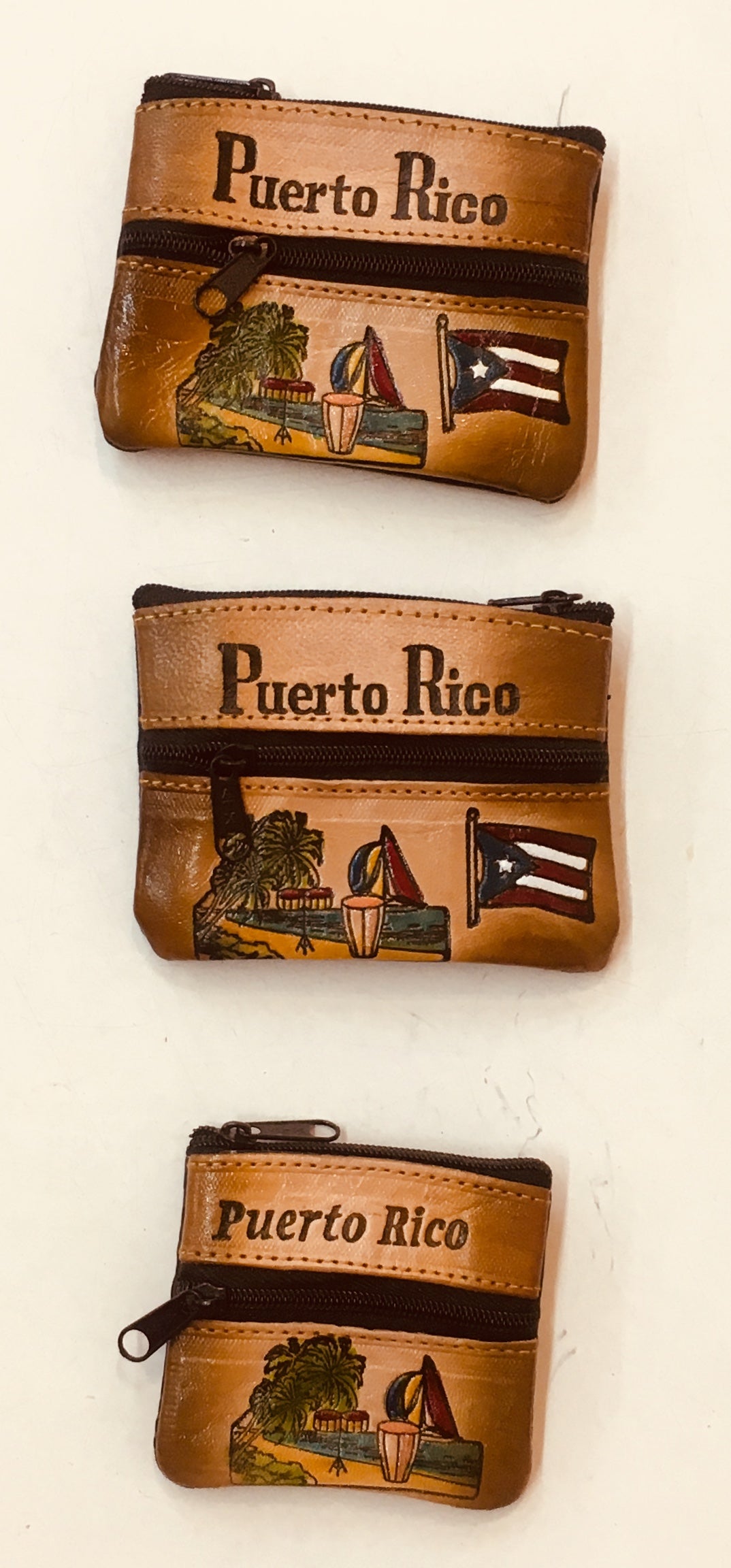 Leather coin bags