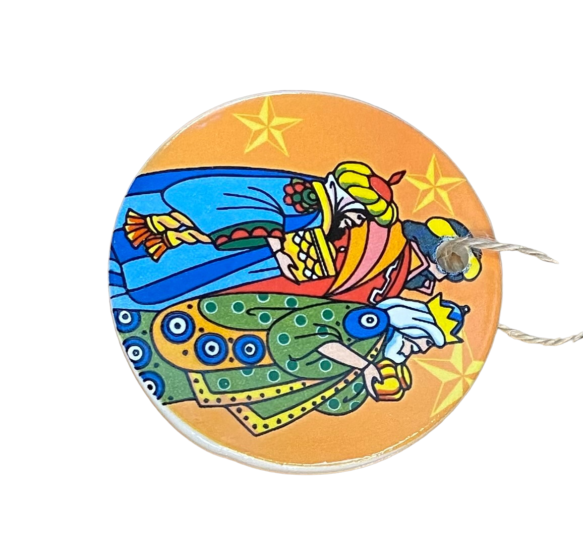 Ornaments three kings flag