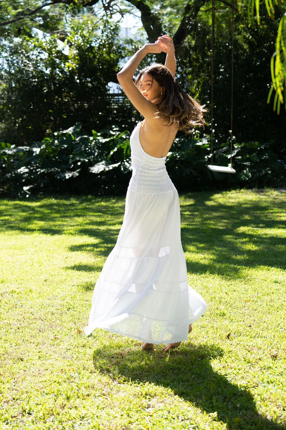 Long dress white