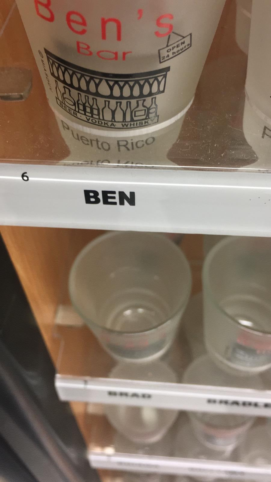 Personalized shot glasses