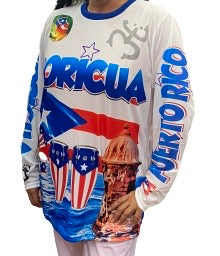 Long sleeves shirts boricua