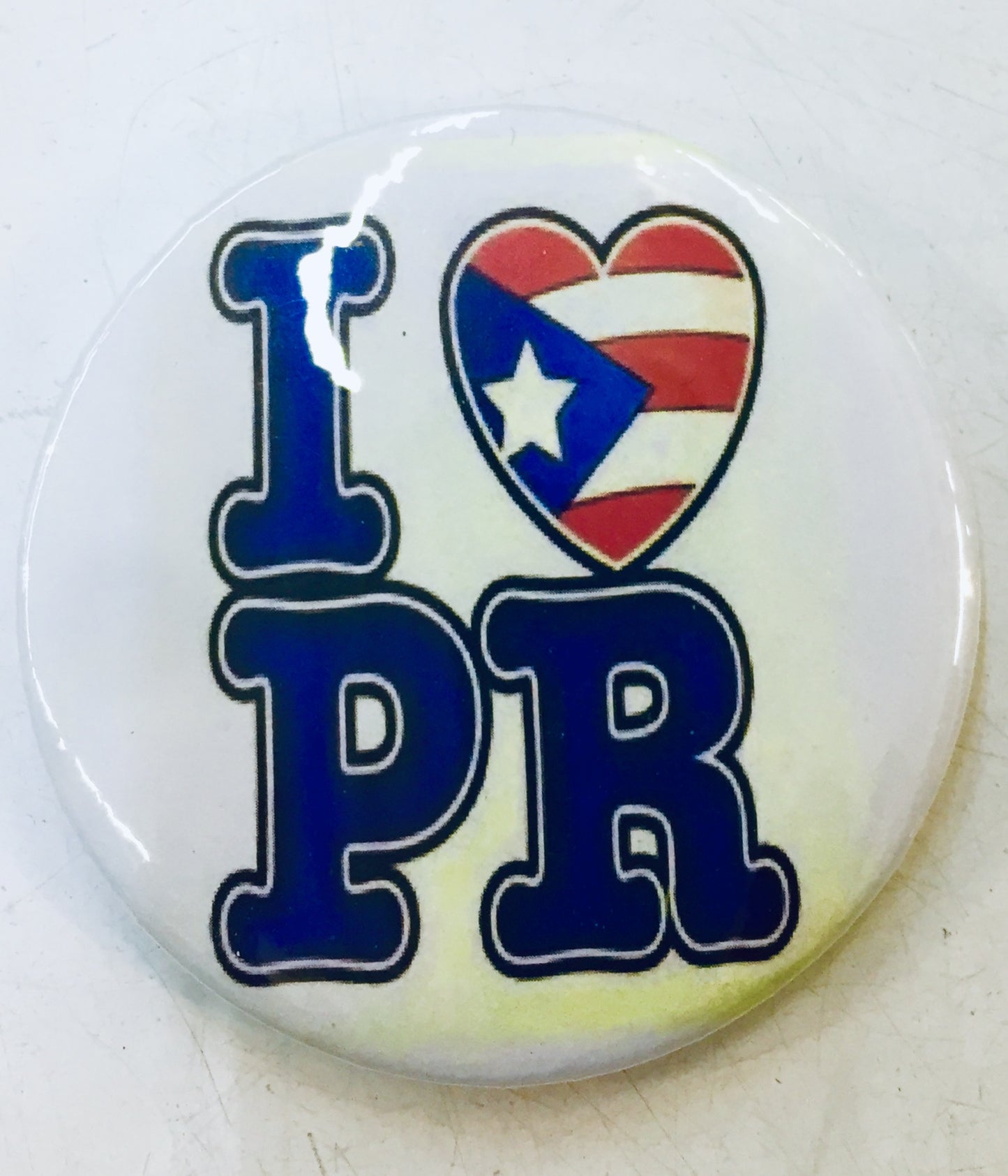 Round buttons souvenir Puerto Rico
