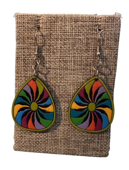 Wood earrings