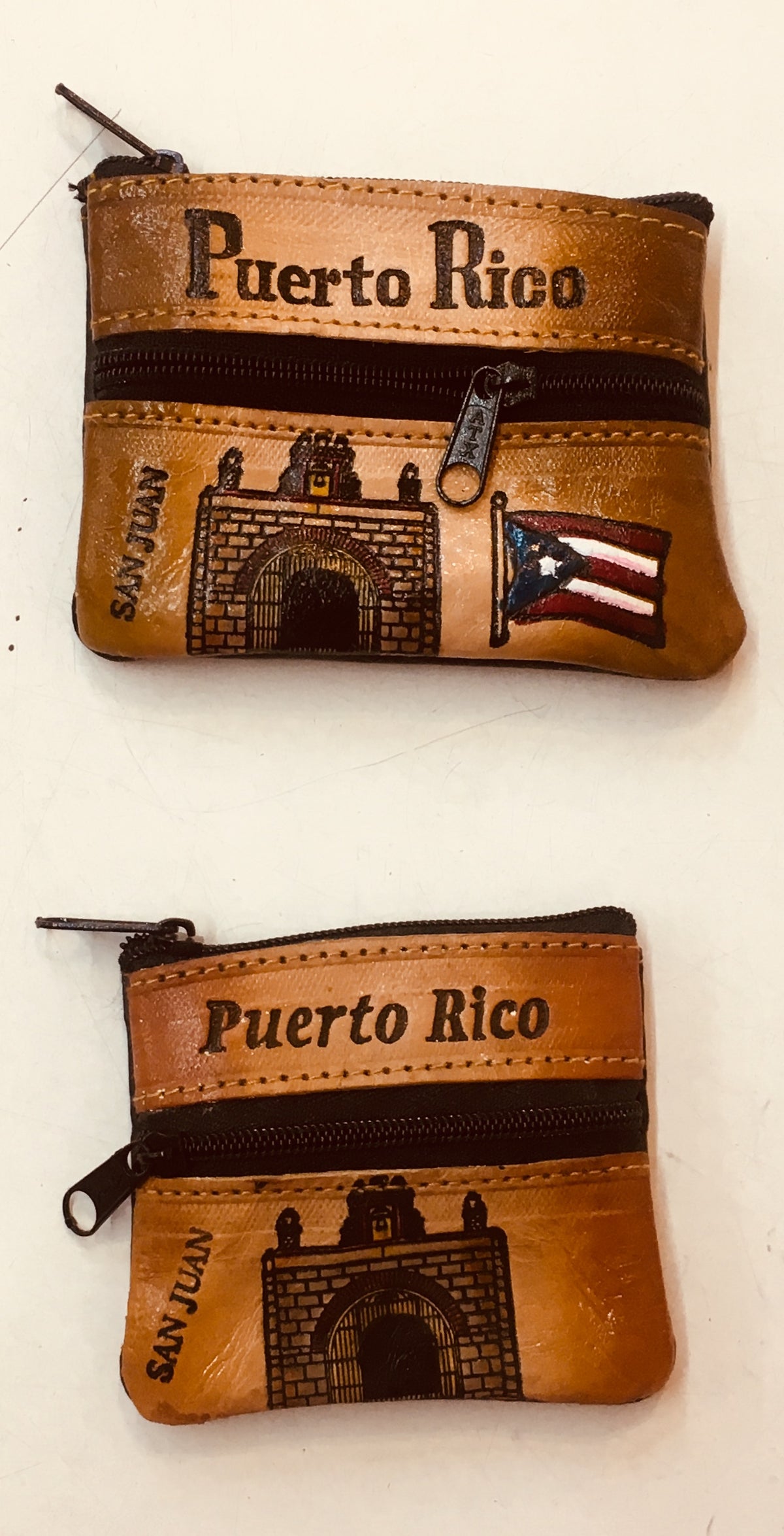 Leather coin bags