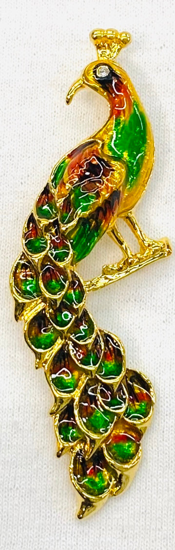Peacock pins