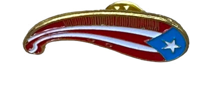 Puerto Rico souvenirs lapel pins