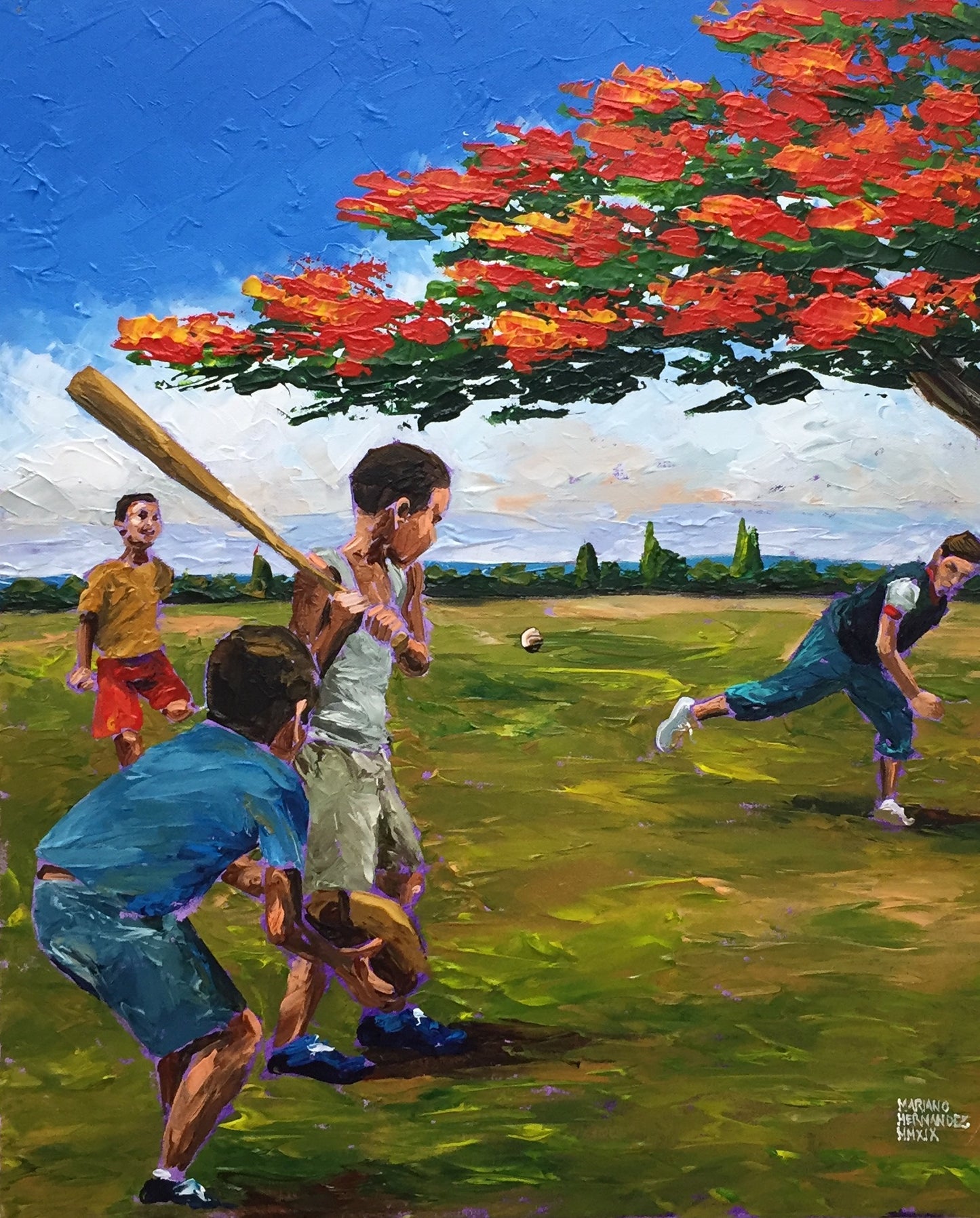 Baseball en el campo