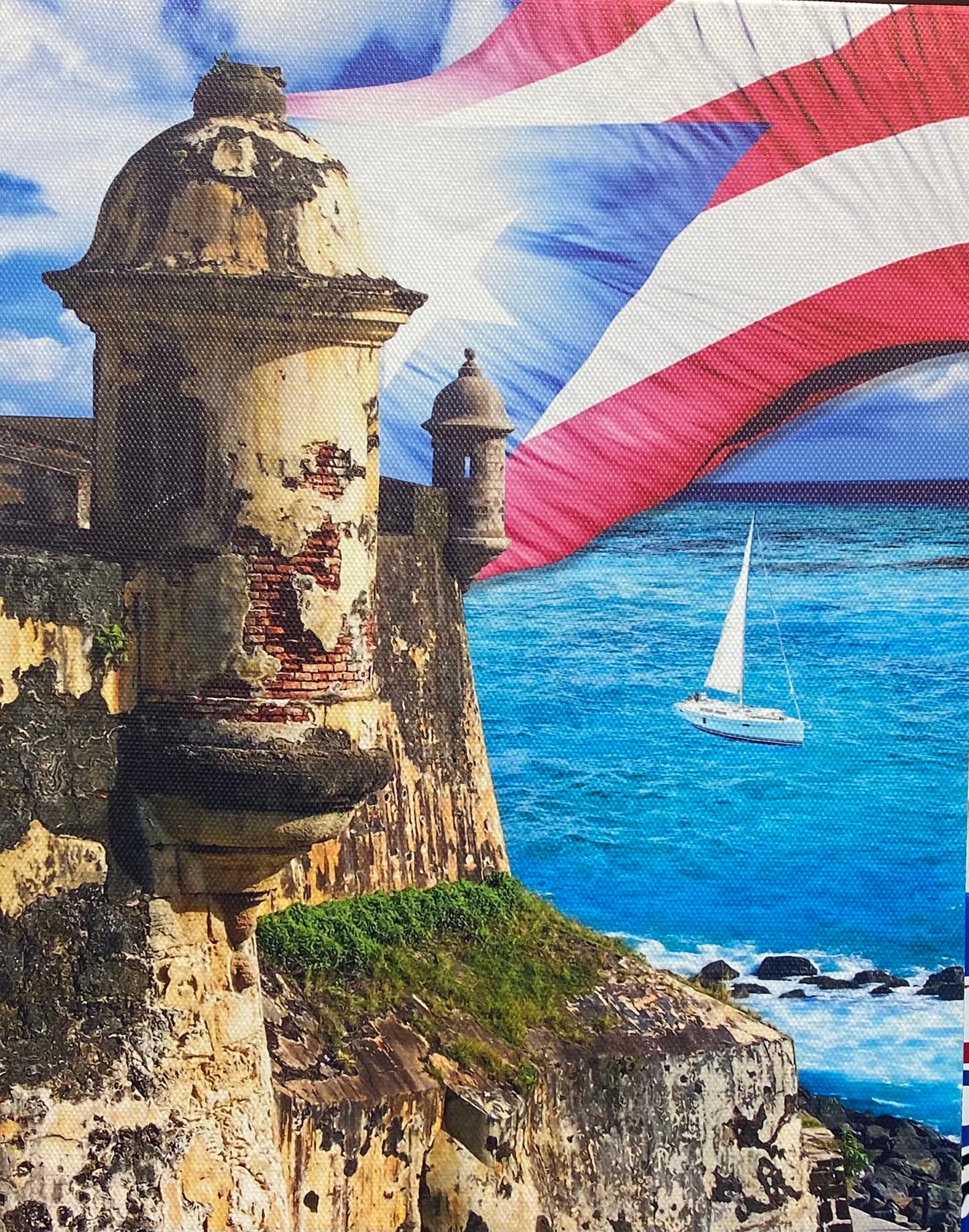 Prints on canvas Puerto Rico 1
