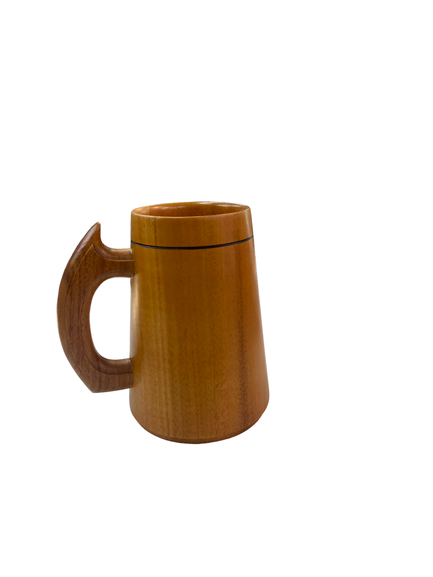 Wooden beer mug
