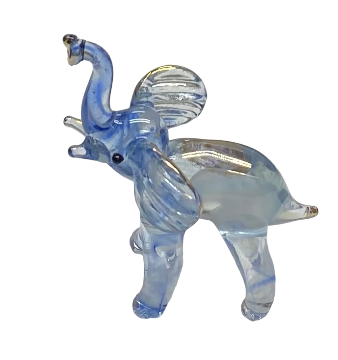 Glass elephants large