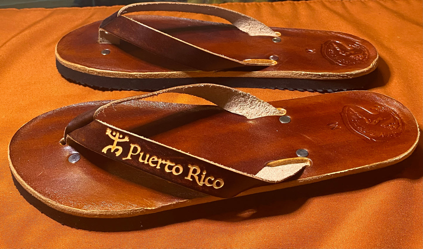 Leather sandals Puerto Rico 1