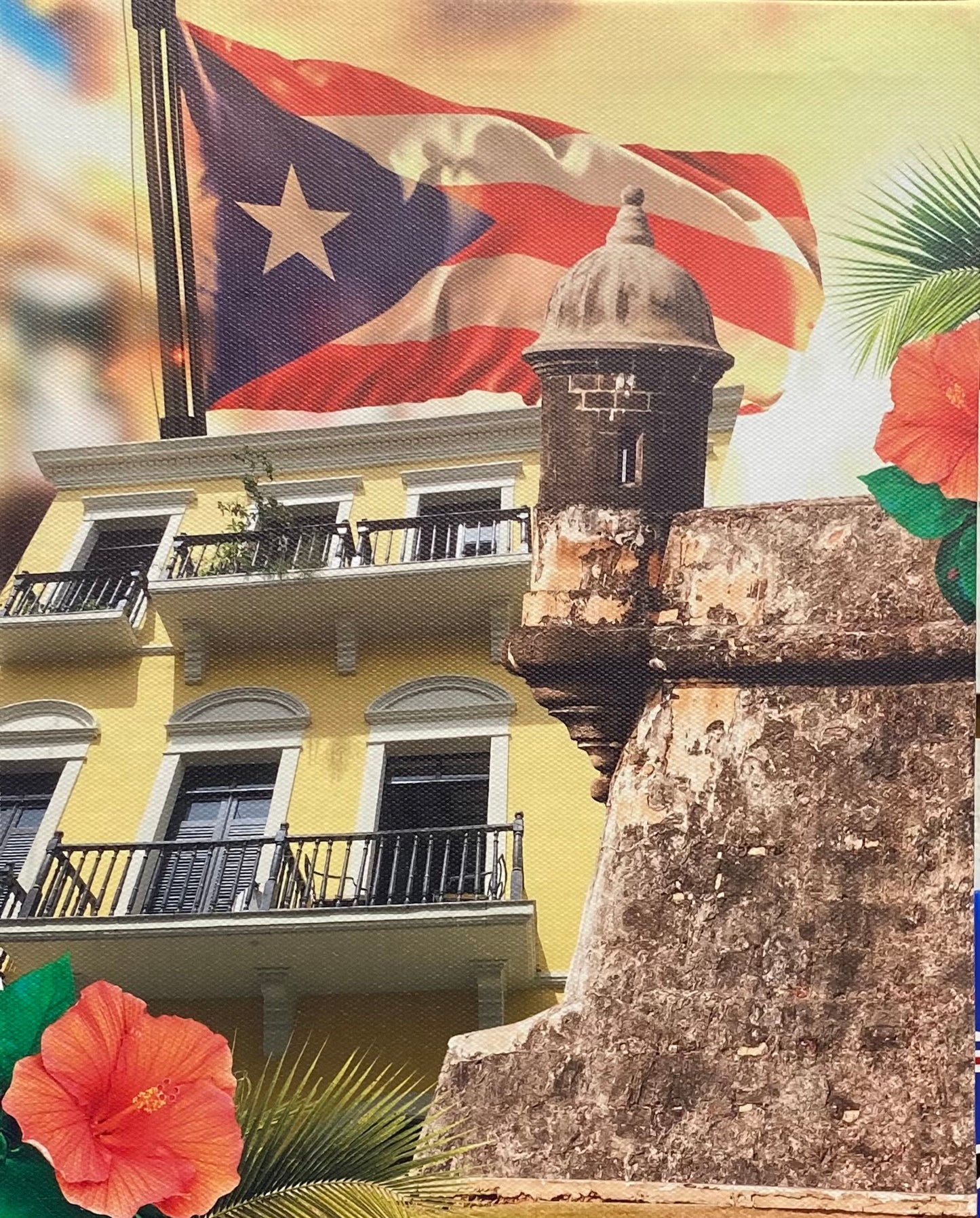 Prints on canvas Puerto Rico 1