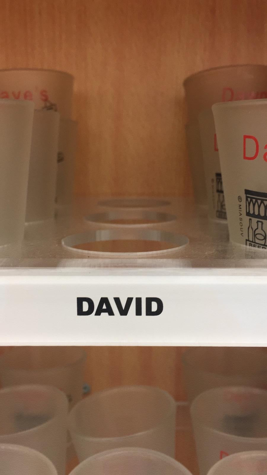 Personalized shot glasses