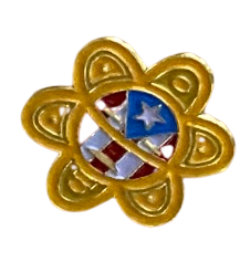 Puerto Rico souvenirs lapel pins