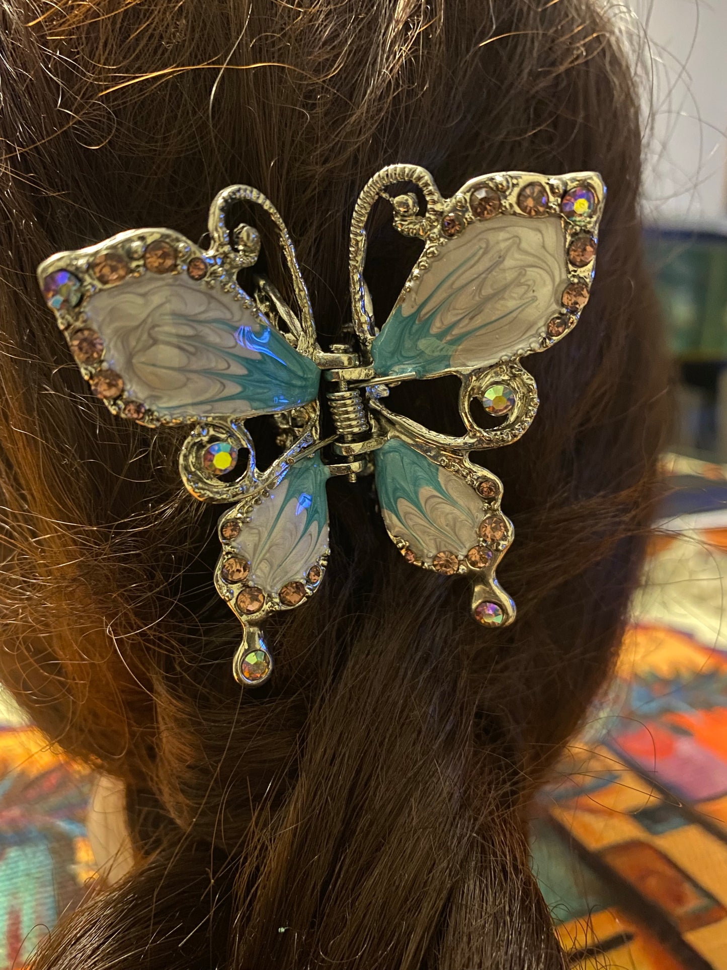 Butterfly hair clip