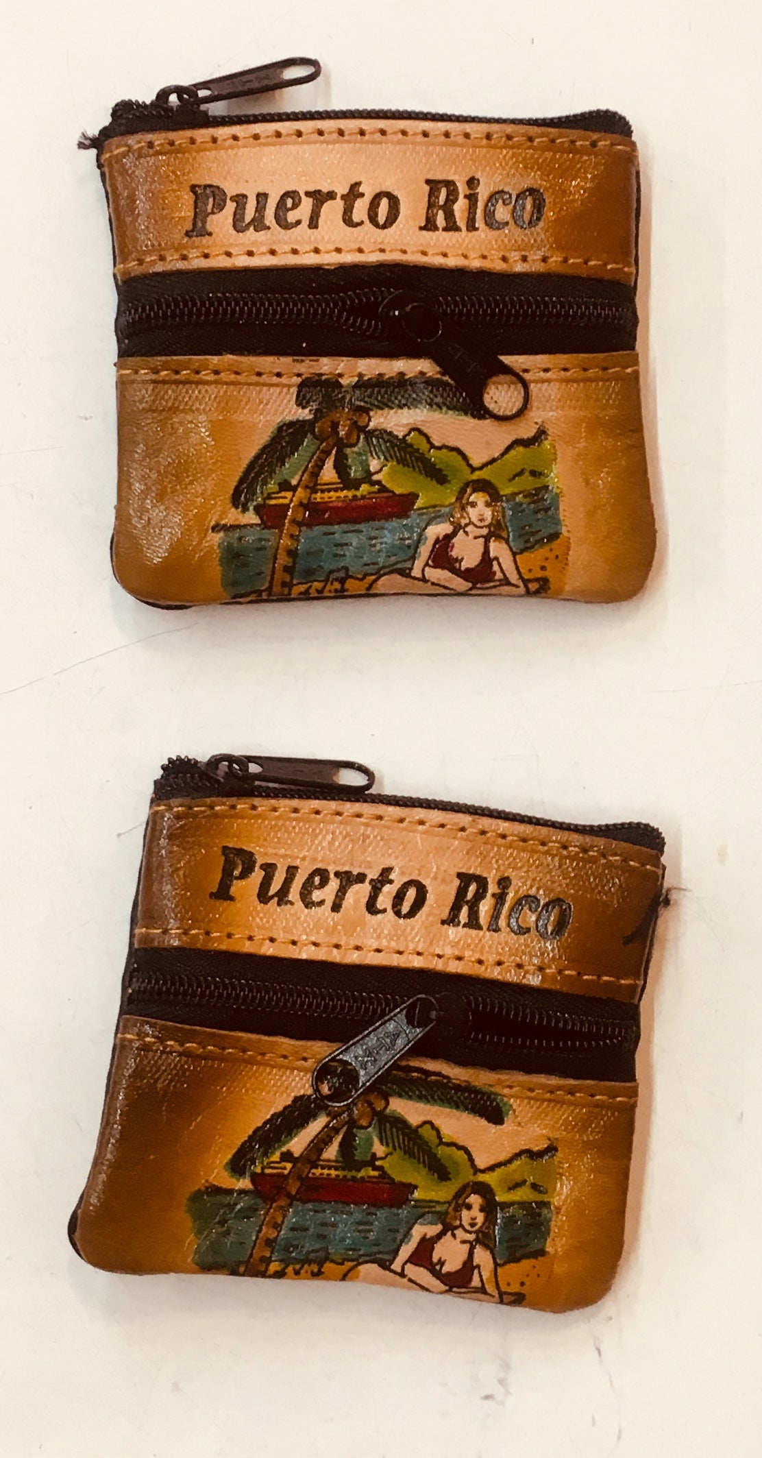 Leather coin bags