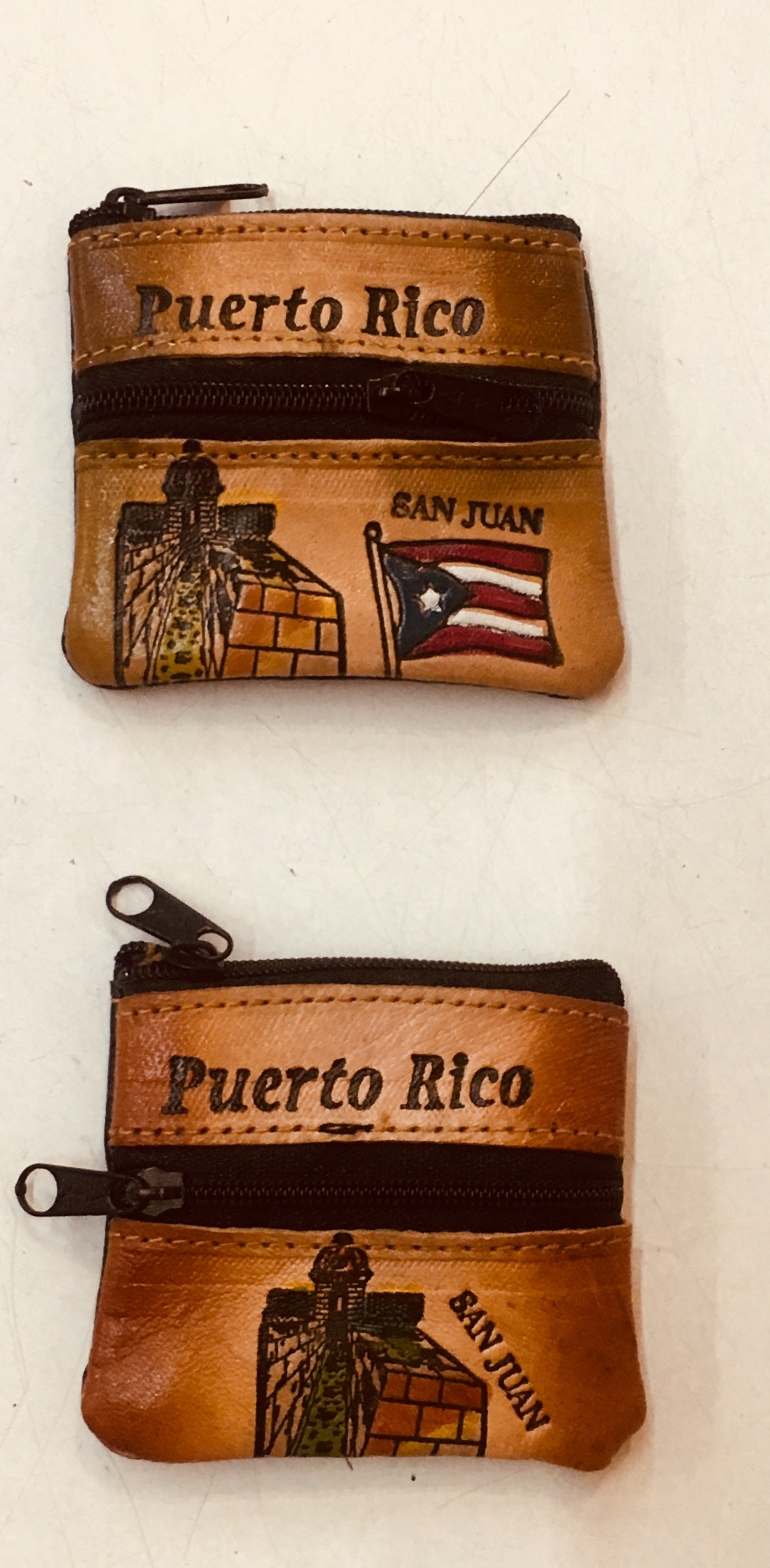 Leather coin bags
