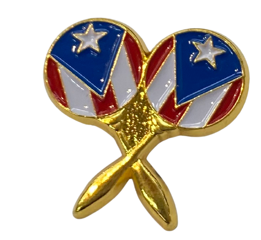 Puerto Rico souvenirs lapel pins