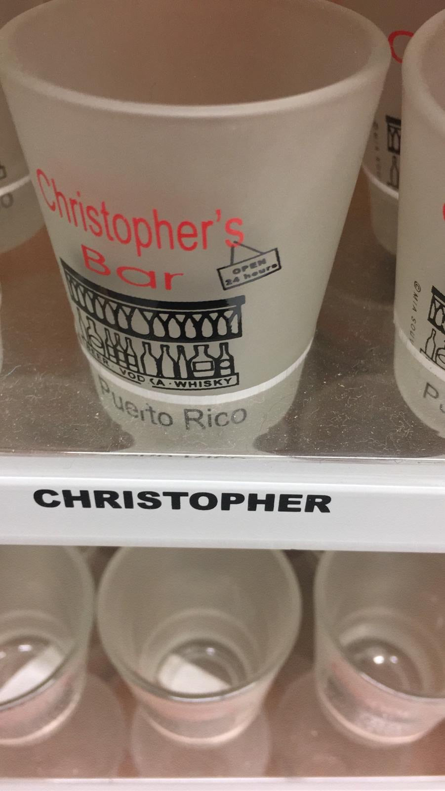 Personalized shot glasses
