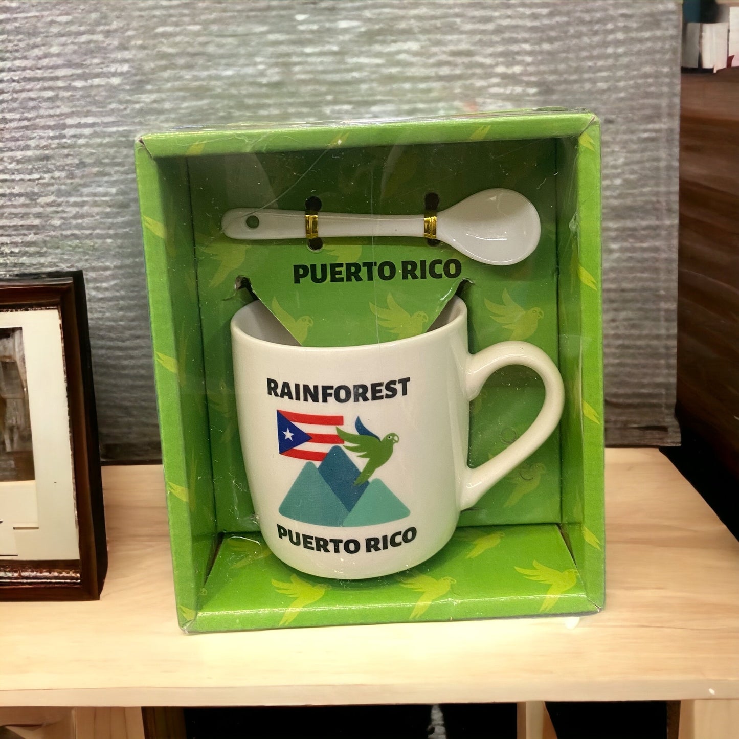 Mug/tasa with spoon Puerto Rico
