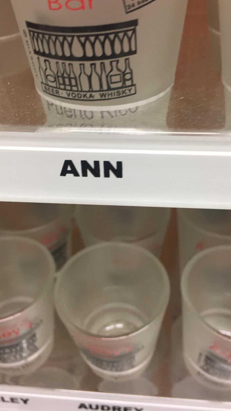 Personalized shot glasses