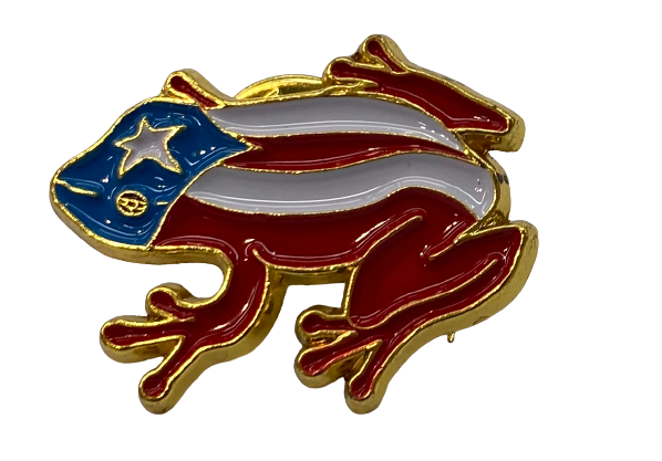 Puerto Rico souvenirs lapel pins