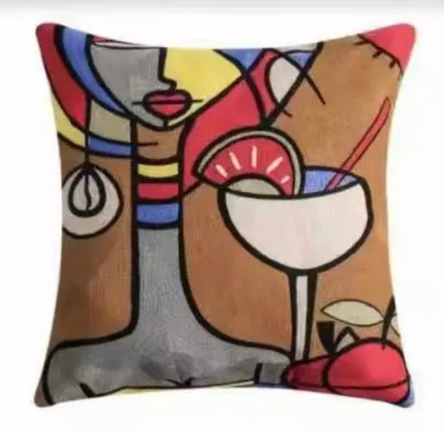 Embroidery pillows