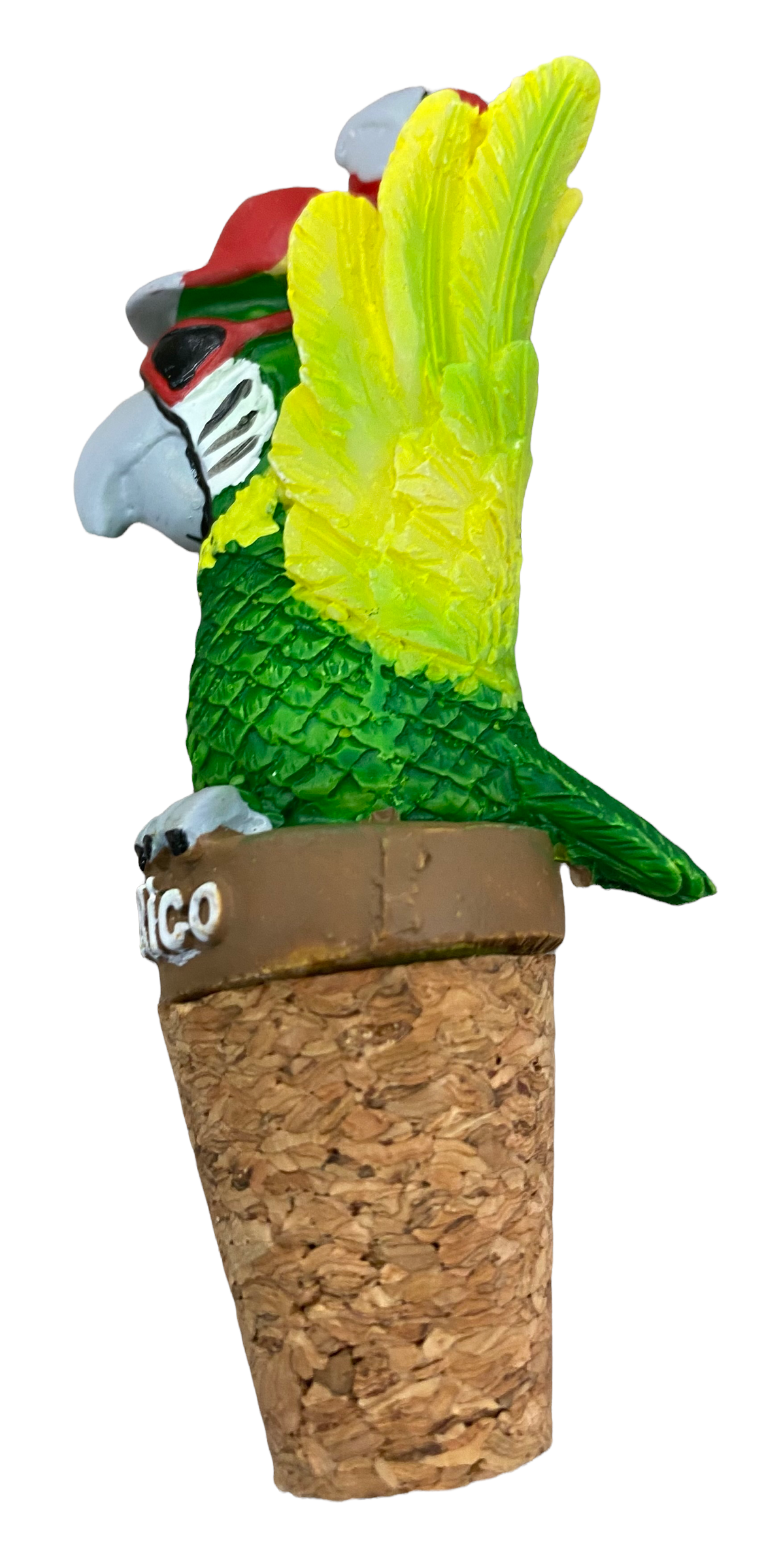 Parrot wine stoppers