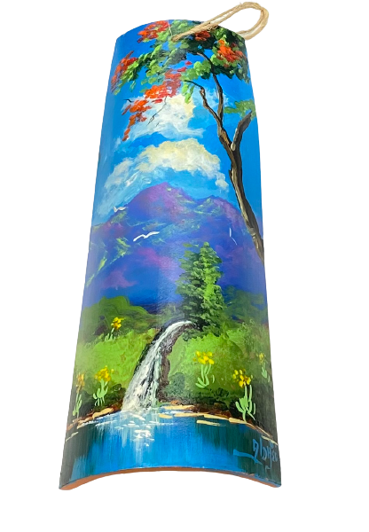 Original painted tejas 1