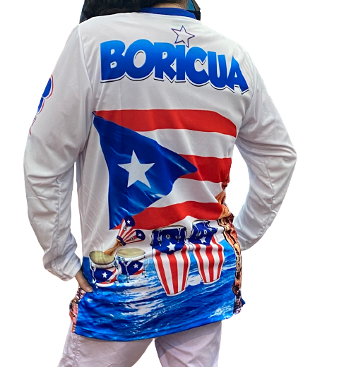Long sleeves shirts boricua