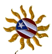 Puerto Rico souvenirs lapel pins