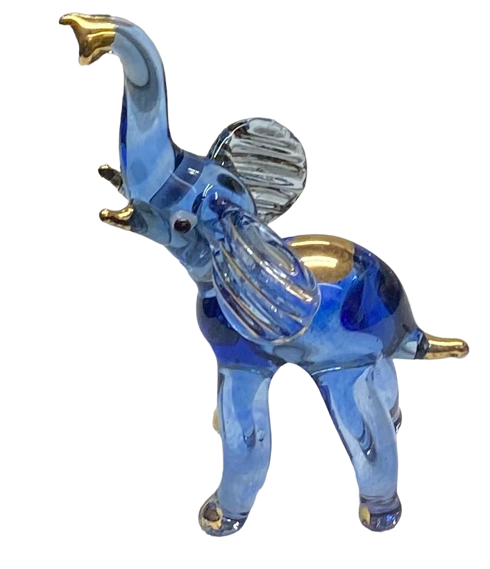 Glass elephants large