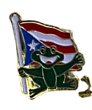 Puerto Rico souvenirs lapel pins