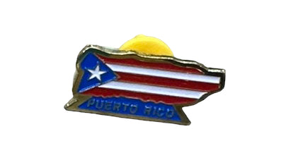 Puerto Rico souvenirs lapel pins