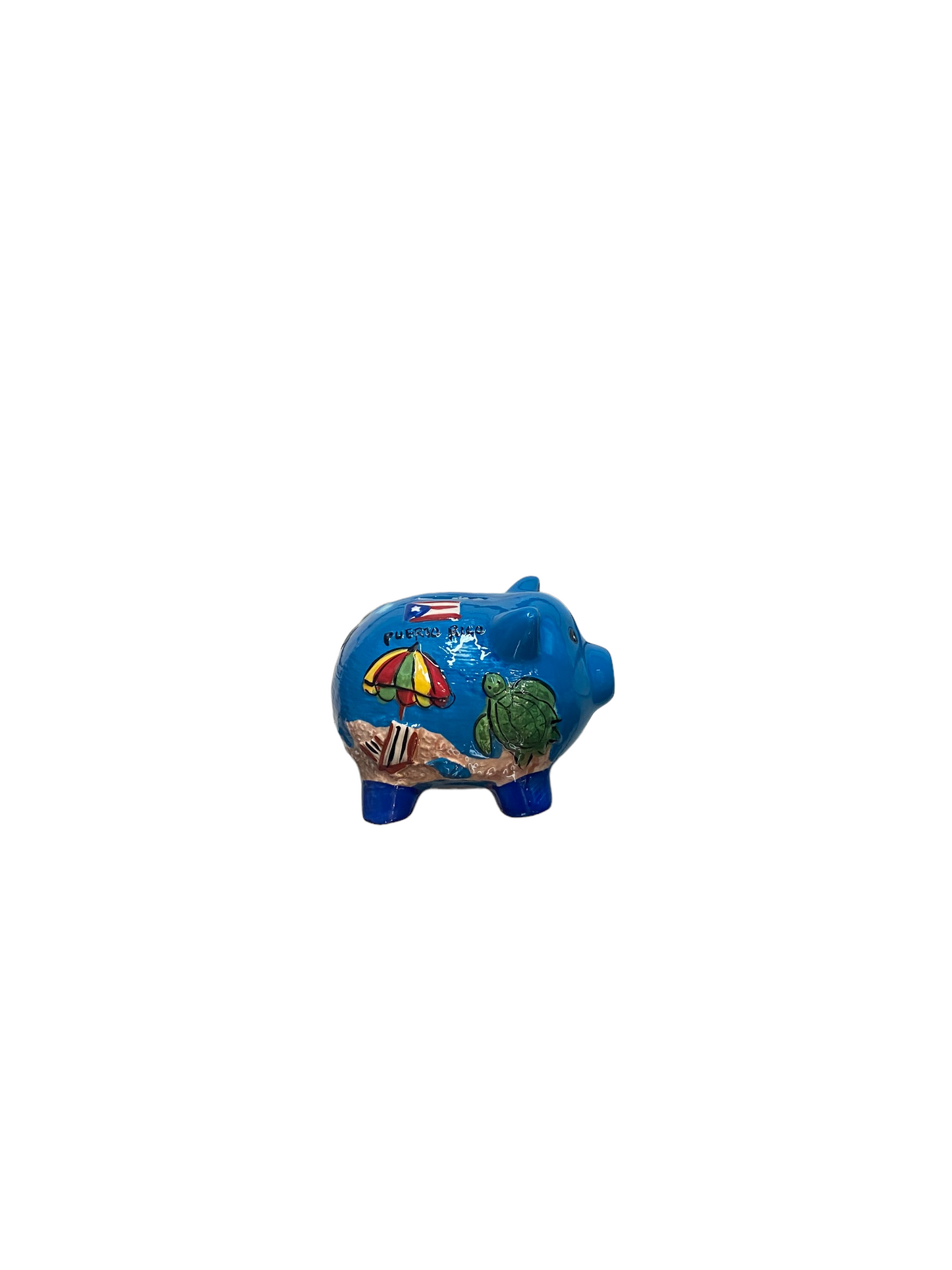 Piggy bank blue