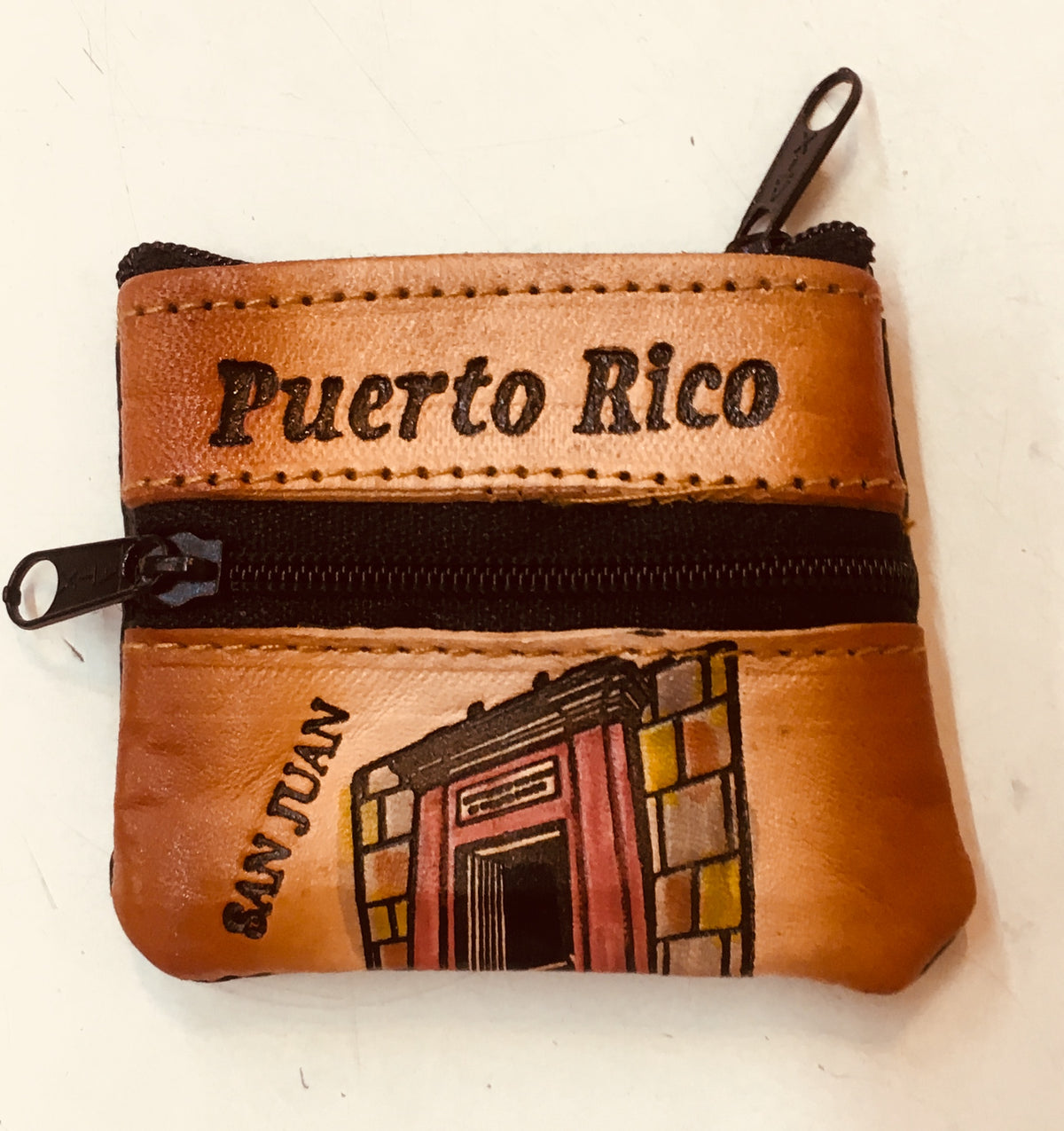 Leather coin bags