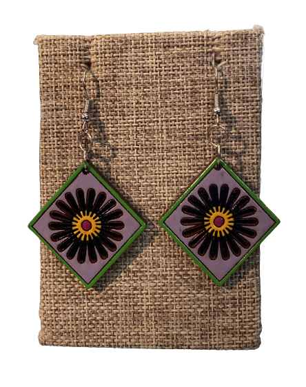 Wood earrings