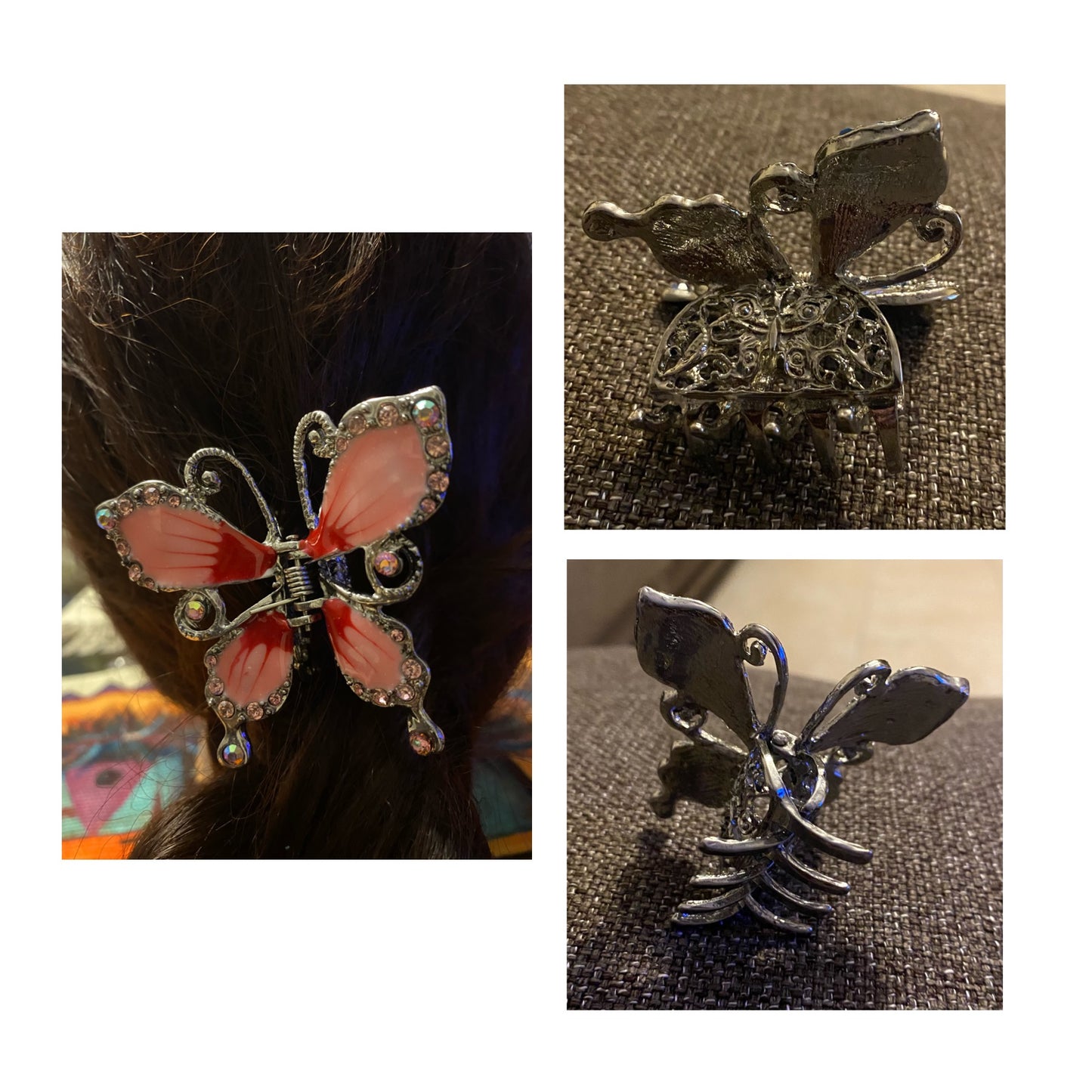 Butterfly hair clip